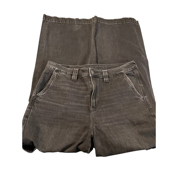 American Eagle Comfort Stretch Waistband Sz 10 Black Wash Jeans - Picture 6 of 11